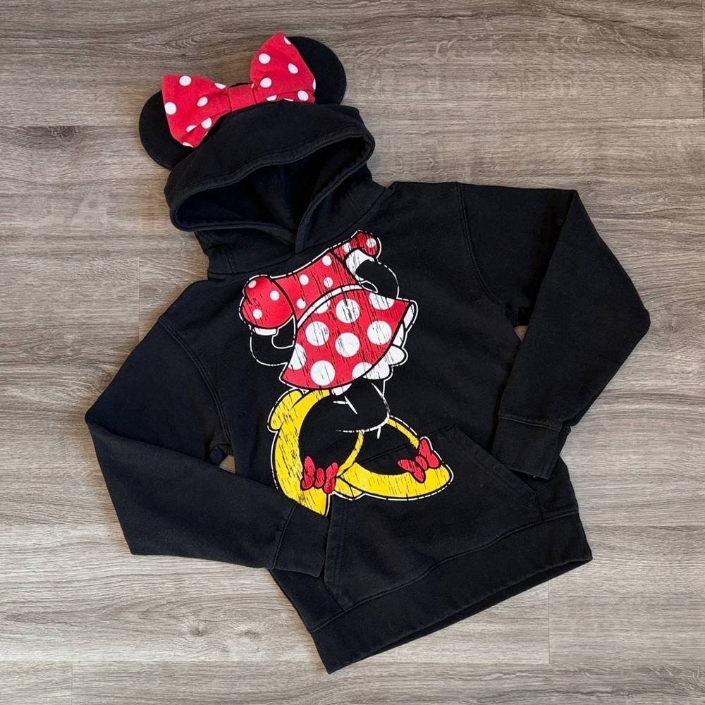 Disney Parks Minnie Mouse little girls hoodie